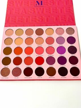 Morphe Sweetest Tea Eyeshadow Palette — Pink, Coral, Purple & Brown Mix